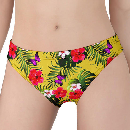 Tropical Exotic Hawaiian Pattern Print Women's Panties