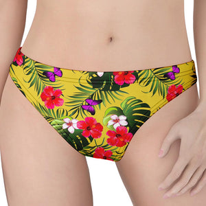 Tropical Exotic Hawaiian Pattern Print Women's Thong