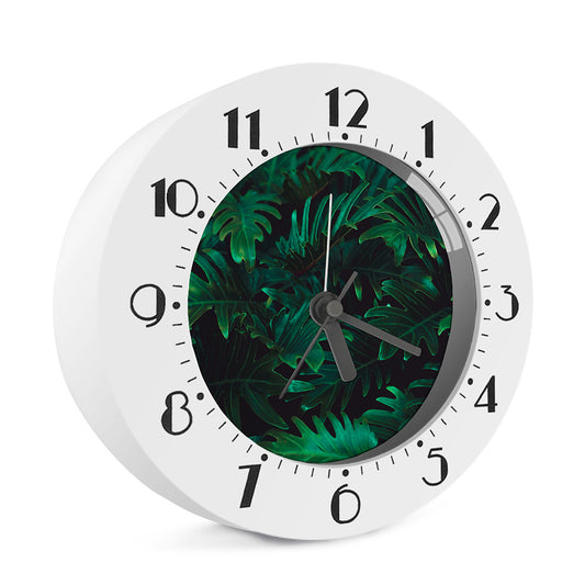 Tropical Fern Leaf Print Alarm Clock