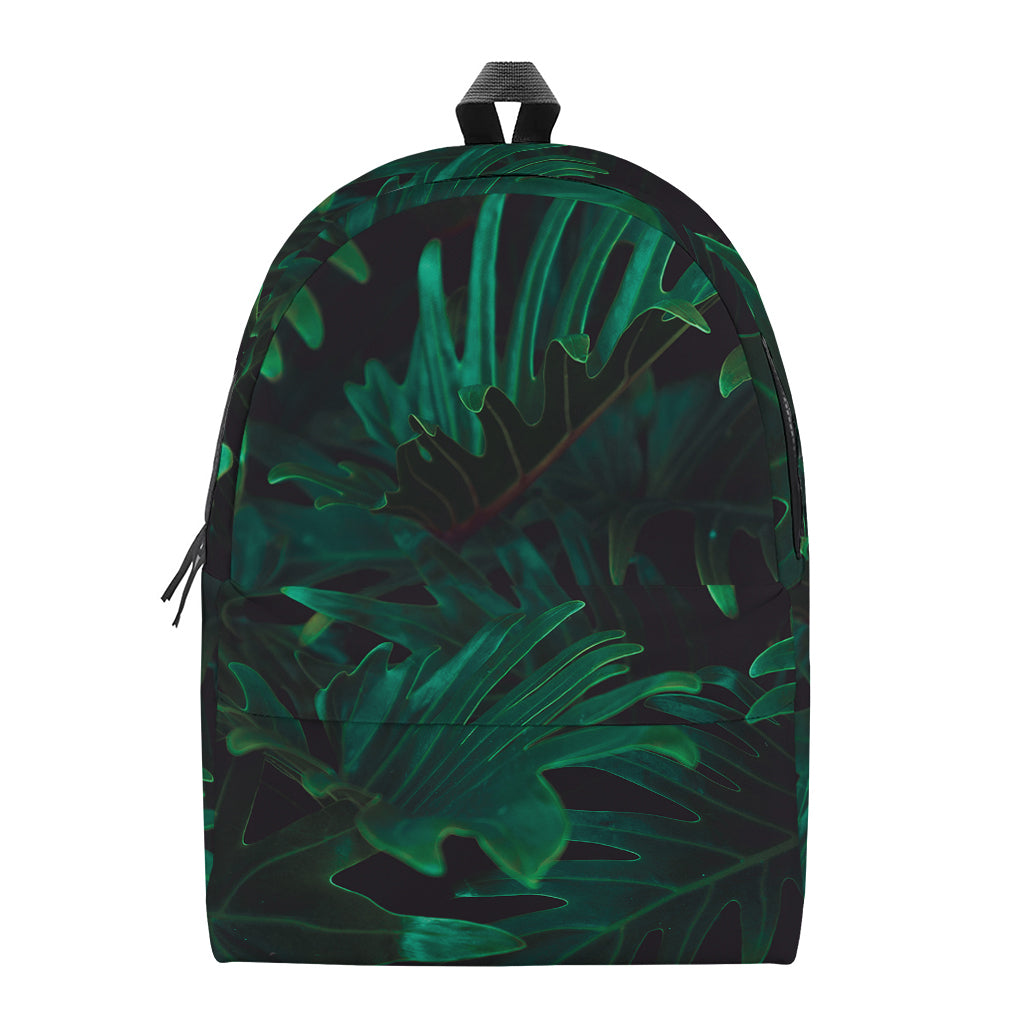 Tropical Fern Leaf Print Backpack