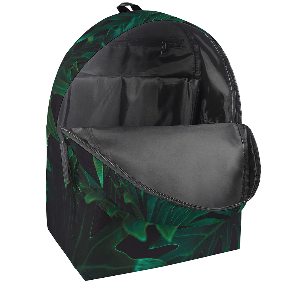 Tropical Fern Leaf Print Backpack