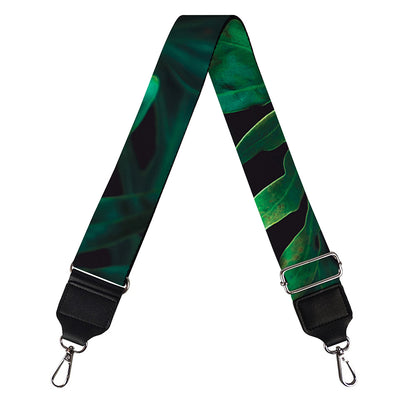 Tropical Fern Leaf Print Bag Strap
