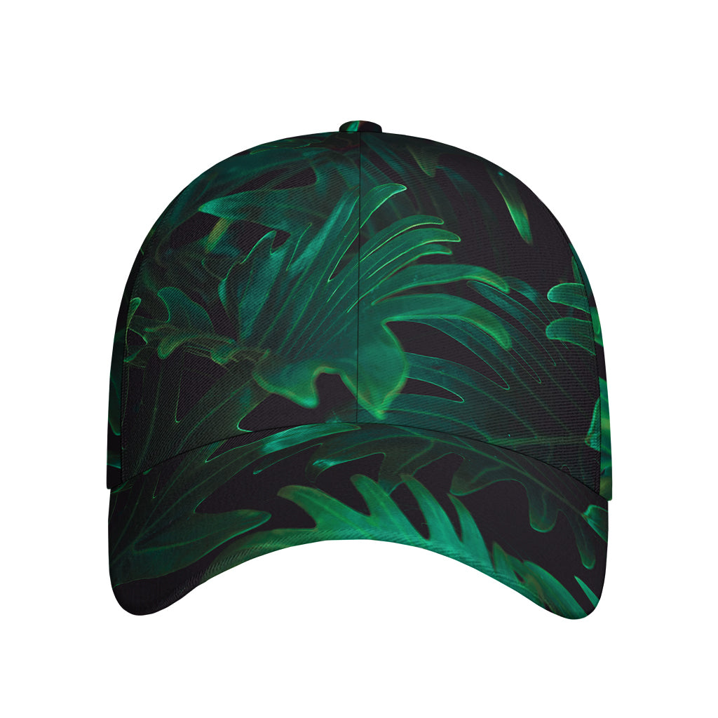 Tropical Fern Leaf Print Baseball Cap