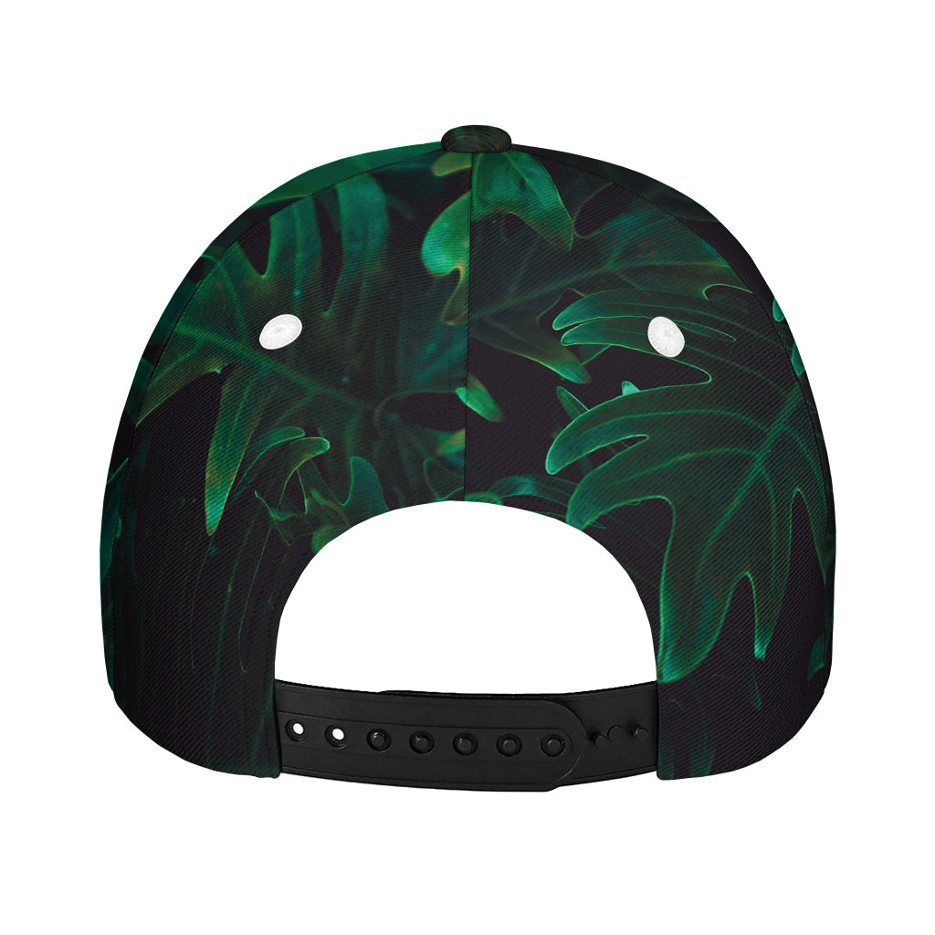 Tropical Fern Leaf Print Baseball Cap