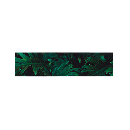 Tropical Fern Leaf Print Bed Runner