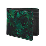 Tropical Fern Leaf Print Bifold Wallet