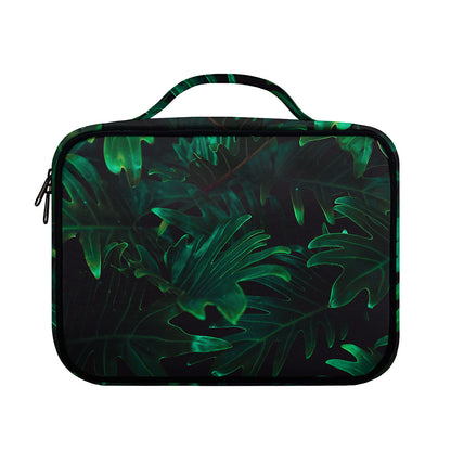 Tropical Fern Leaf Print Briefcase Bible Bag