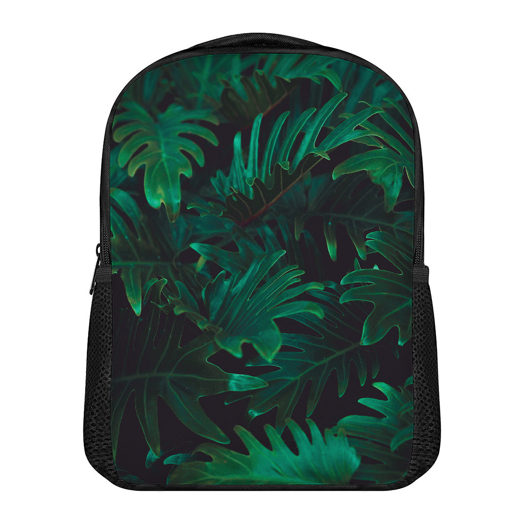 Tropical Fern Leaf Print Casual Backpack