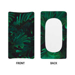 Tropical Fern Leaf Print Changing Pad Cover