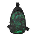 Tropical Fern Leaf Print Sling Bag