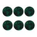 Tropical Fern Leaf Print Coaster Set