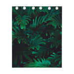 Tropical Fern Leaf Print Curtain