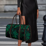 Tropical Fern Leaf Print Duffle Bag