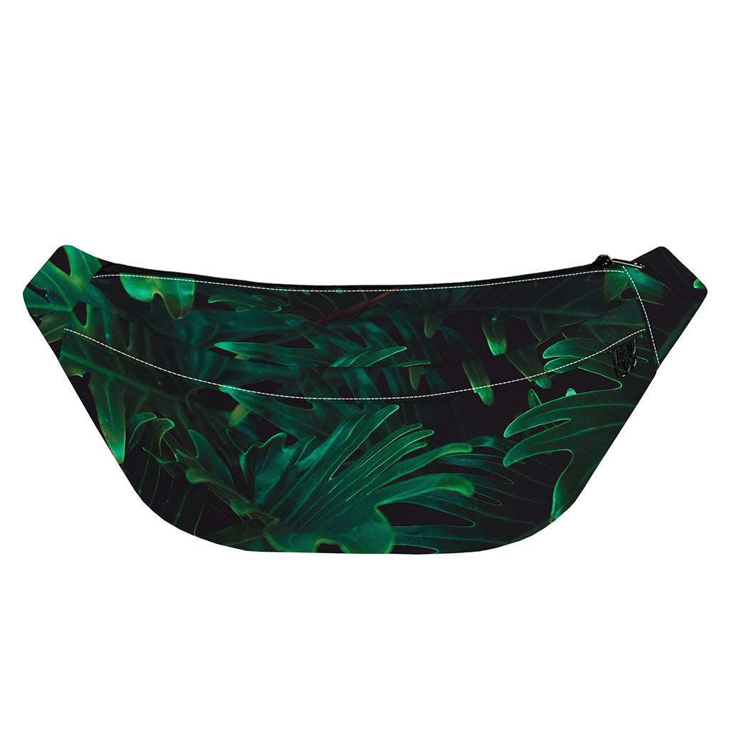 Tropical Fern Leaf Print Fanny Pack