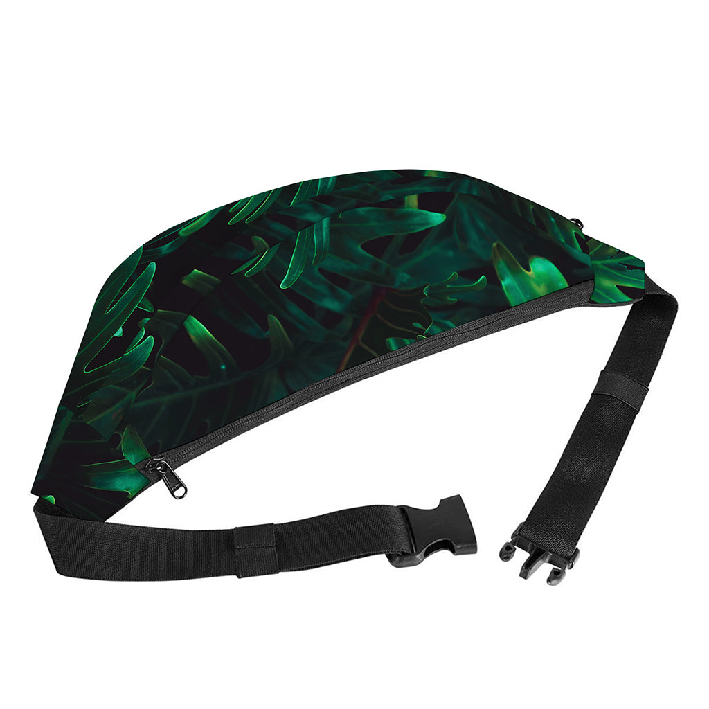 Tropical Fern Leaf Print Fanny Pack