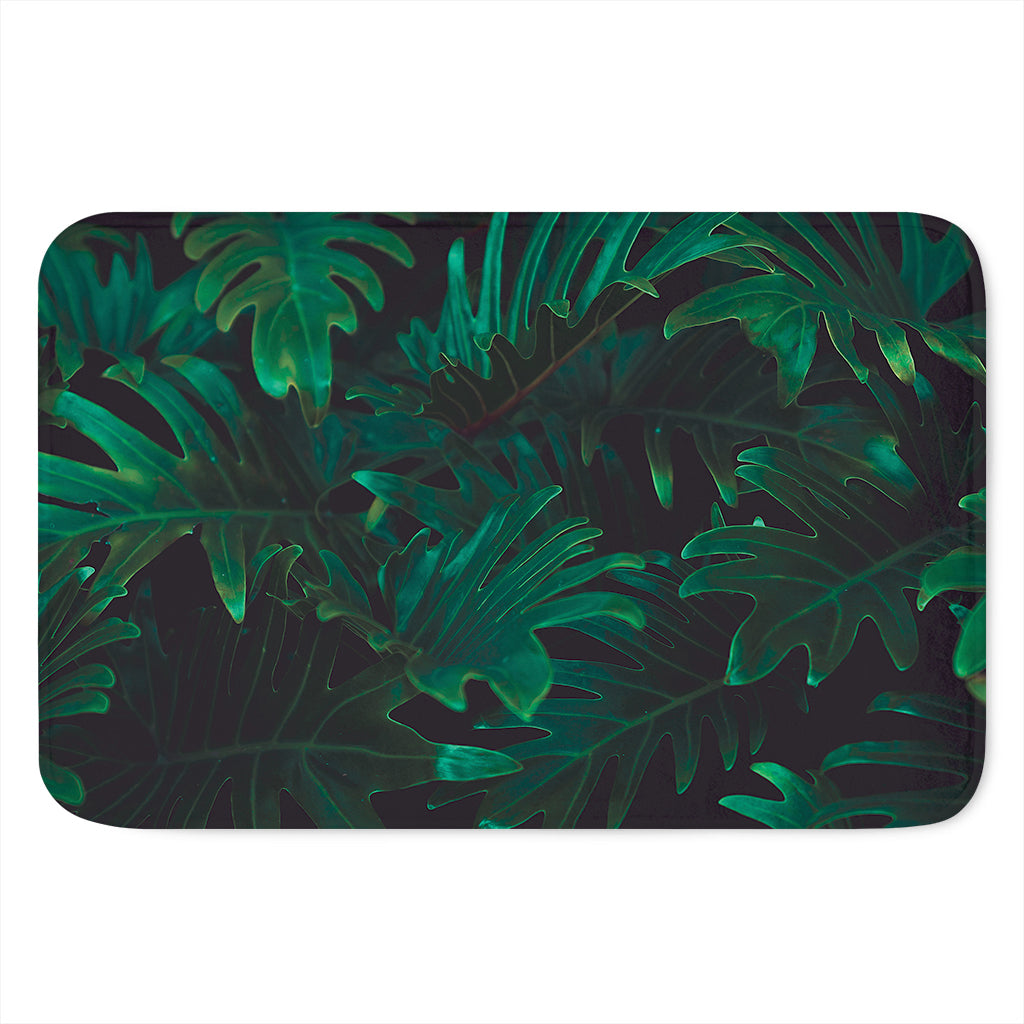 Tropical Fern Leaf Print Indoor Door Mat