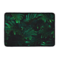Tropical Fern Leaf Print Kitchen Mat