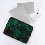 Tropical Fern Leaf Print Laptop Sleeve