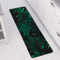Tropical Fern Leaf Print Long Kitchen Mat