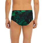 Tropical Fern Leaf Print Men's Briefs