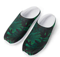 Tropical Fern Leaf Print Mesh Casual Shoes