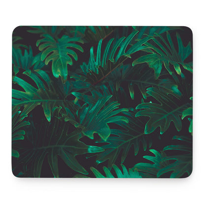Tropical Fern Leaf Print Mouse Pad