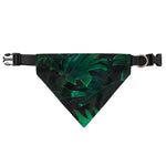 Tropical Fern Leaf Print Over The Collar Dog Bandana