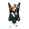 Tropical Fern Leaf Print Pet Carrier Backpack