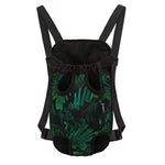 Tropical Fern Leaf Print Pet Carrier Backpack