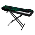 Tropical Fern Leaf Print Piano Keyboard Cover