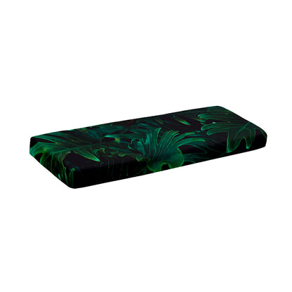 Tropical Fern Leaf Print Piano Keyboard Cover