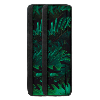 Tropical Fern Leaf Print Refrigerator Handle Covers