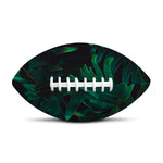 Tropical Fern Leaf Print Rugby Ball