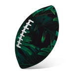 Tropical Fern Leaf Print Rugby Ball