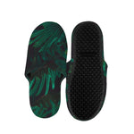 Tropical Fern Leaf Print Slippers