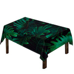 Tropical Fern Leaf Print Tablecloth
