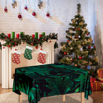 Tropical Fern Leaf Print Tablecloth