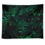 Tropical Fern Leaf Print Tapestry