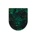 Tropical Fern Leaf Print Toilet Lid Cover