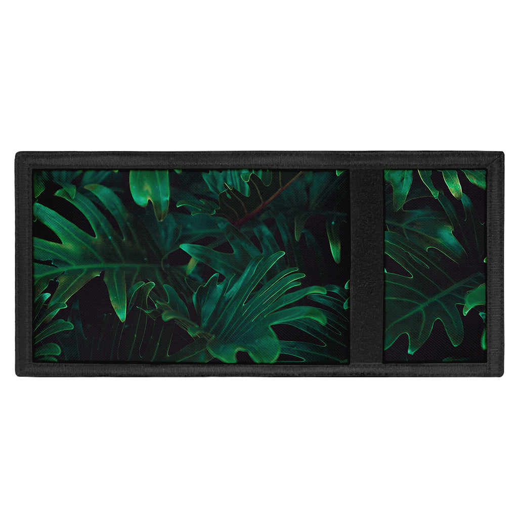 Tropical Fern Leaf Print Trifold Wallet