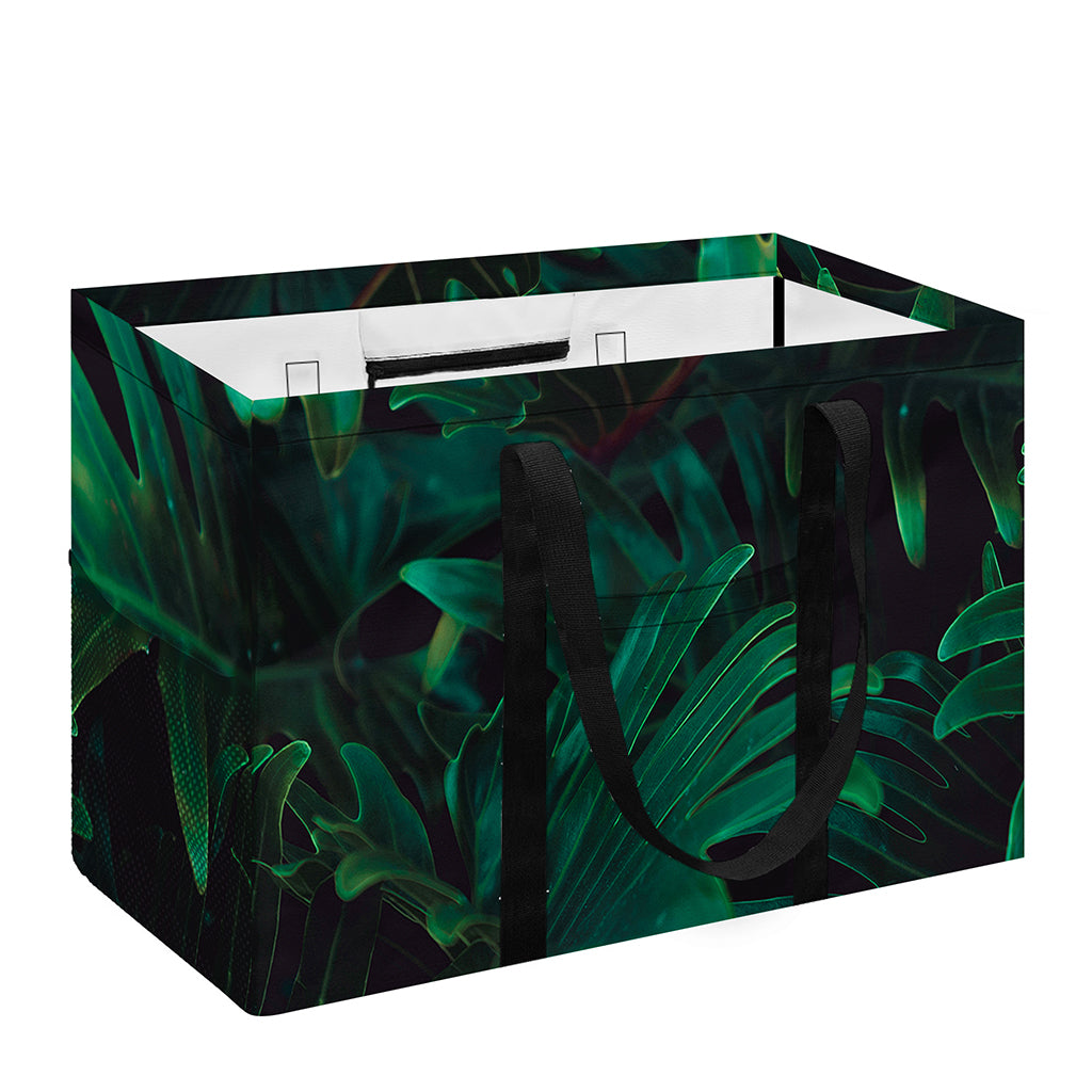 Tropical Fern Leaf Print Utility Tote Bag