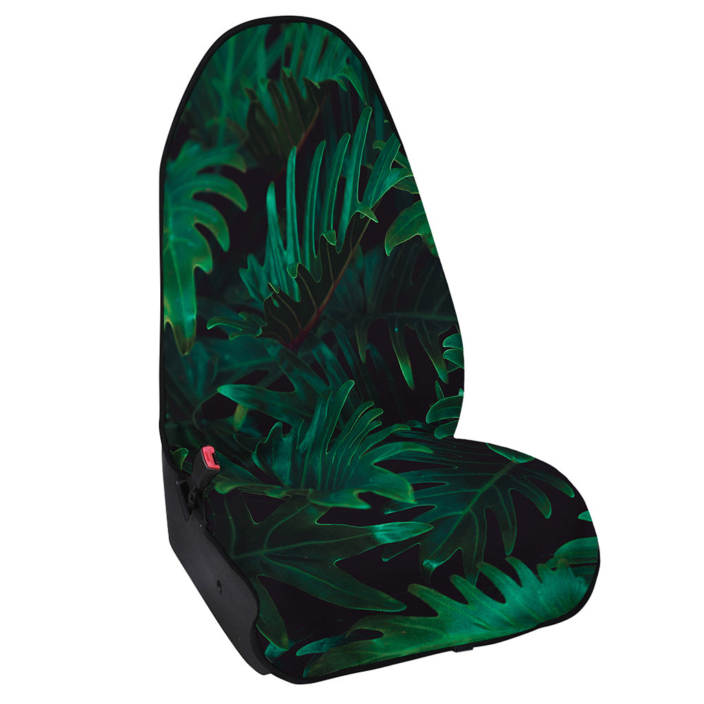 Tropical Fern Leaf Print Waterproof Car Seat Cover