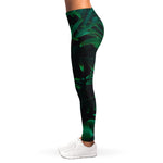 Tropical Fern Leaf Print Women's Leggings