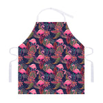 Tropical Flamingo Aloha Pattern Print Adjustable Apron