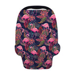 Tropical Flamingo Aloha Pattern Print Baby Seat Cover