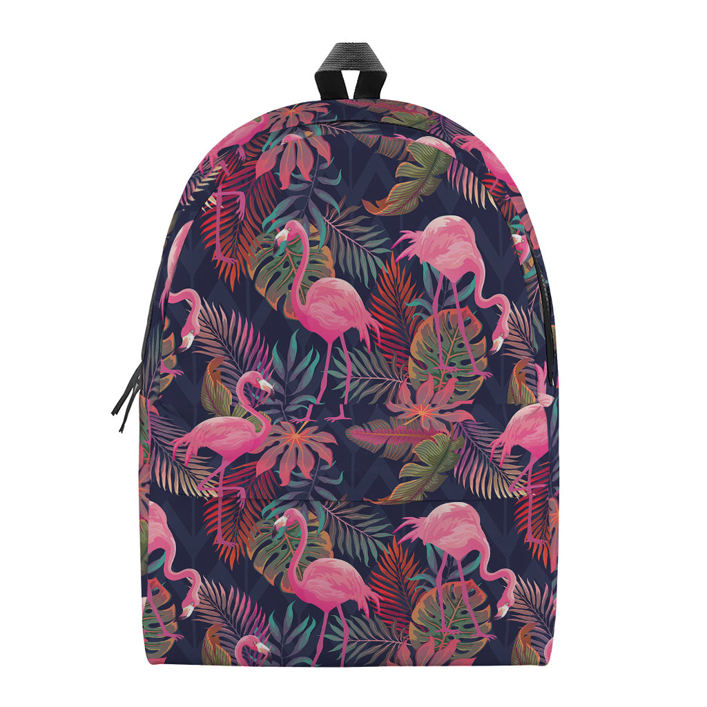 Tropical Flamingo Aloha Pattern Print Backpack