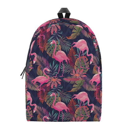 Tropical Flamingo Aloha Pattern Print Backpack