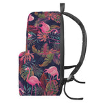 Tropical Flamingo Aloha Pattern Print Backpack