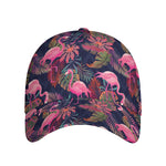 Tropical Flamingo Aloha Pattern Print Baseball Cap