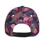 Tropical Flamingo Aloha Pattern Print Baseball Cap